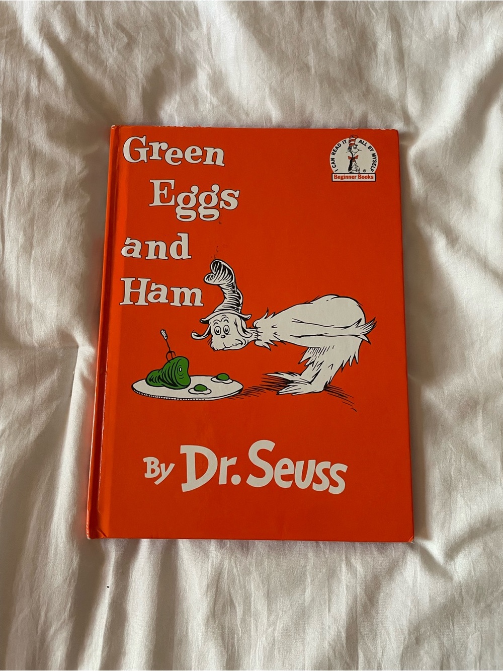Dr. Seuss Orange Cover "Green Eggs and Ham" Illustrated Hardcover